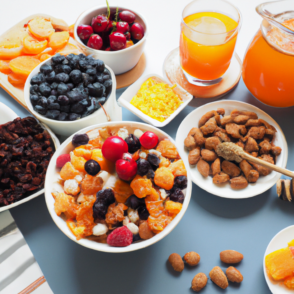 Colorful and nutritious foods for thyroid health.