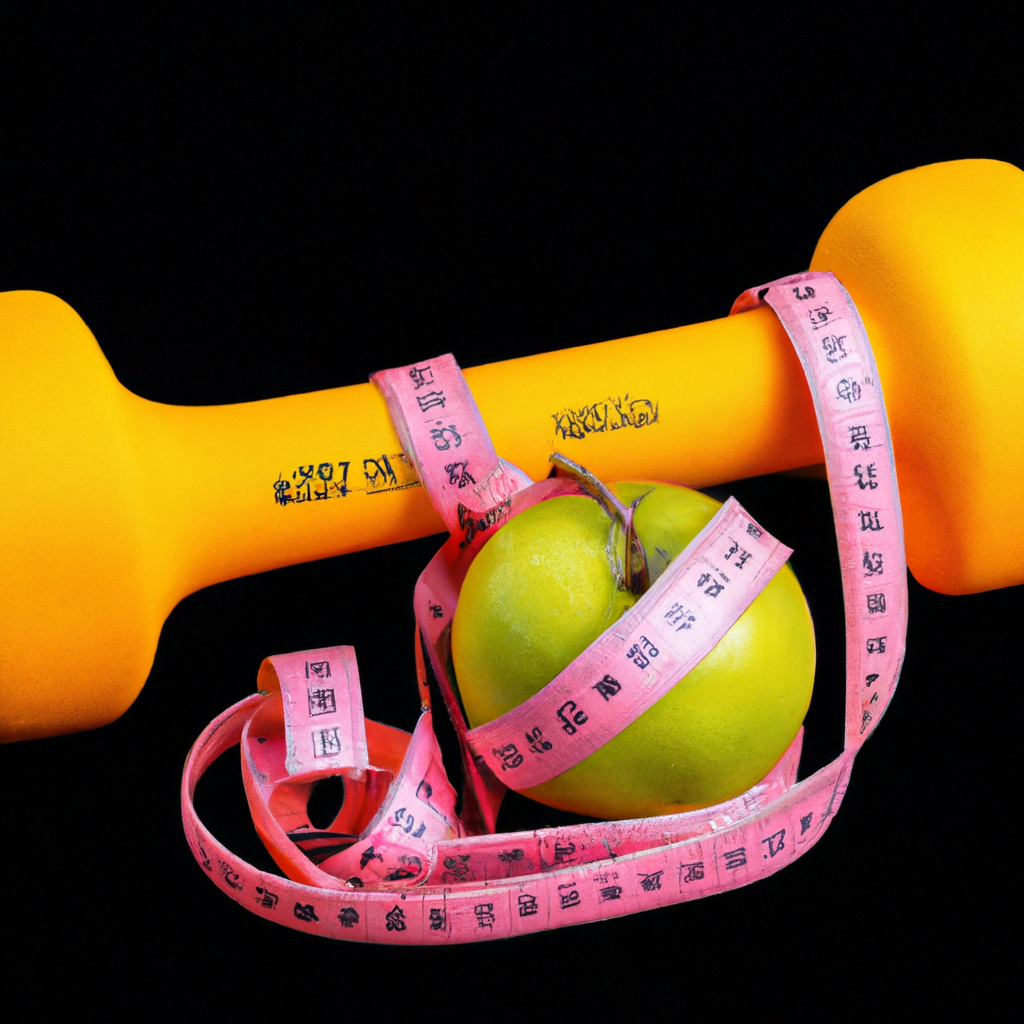 Healthy diet and fitness regime with nature-inspired images.