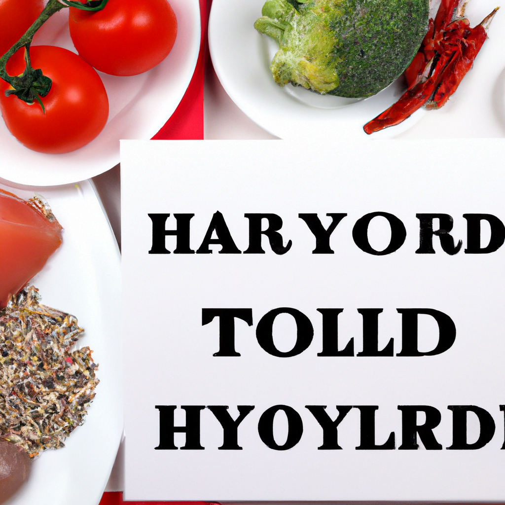 Healthy diet and lifestyle choices for thyroid disorders.