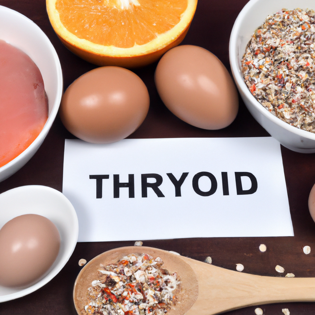 Nutritious diet for thyroid disorders.