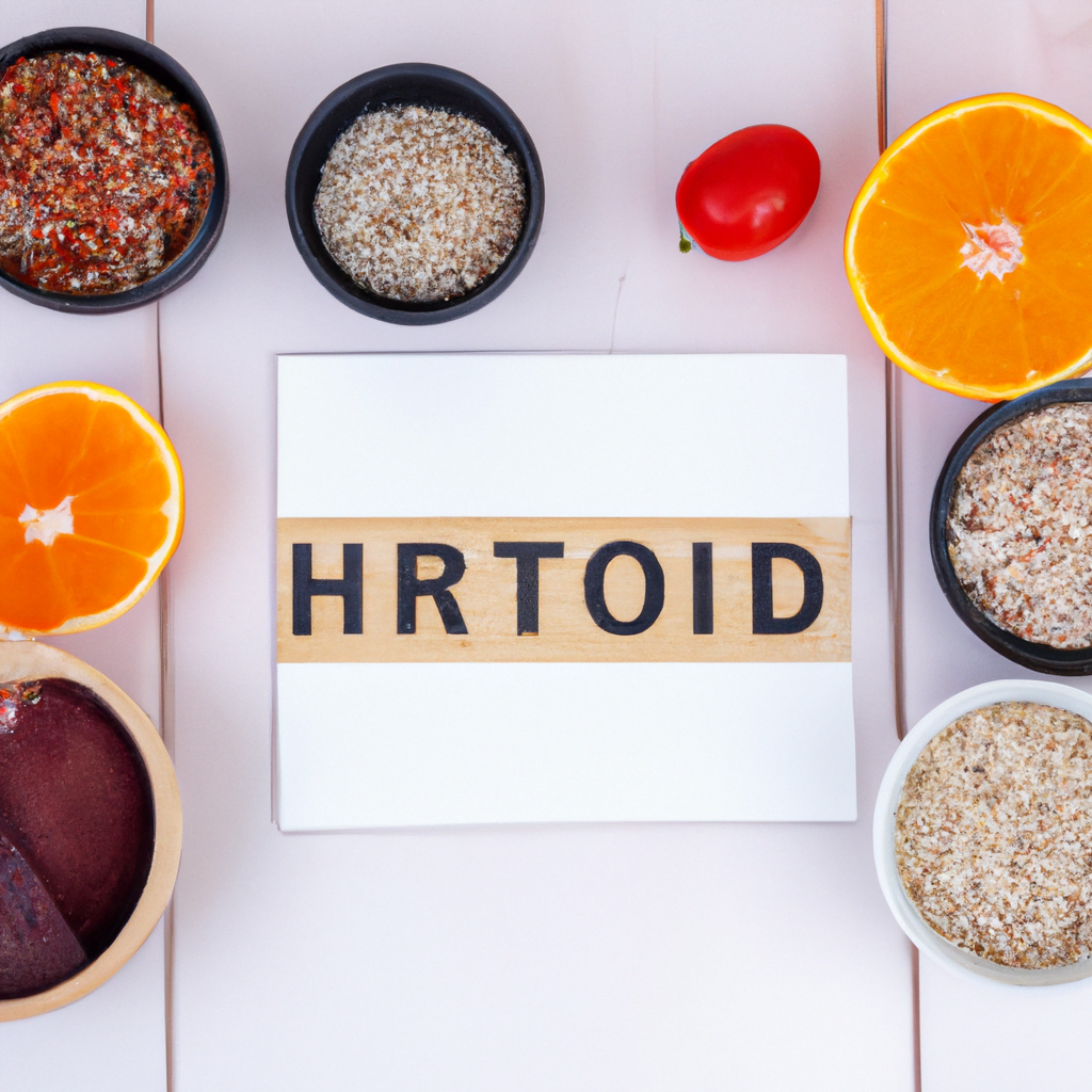 Nutritious diet for thyroid health.