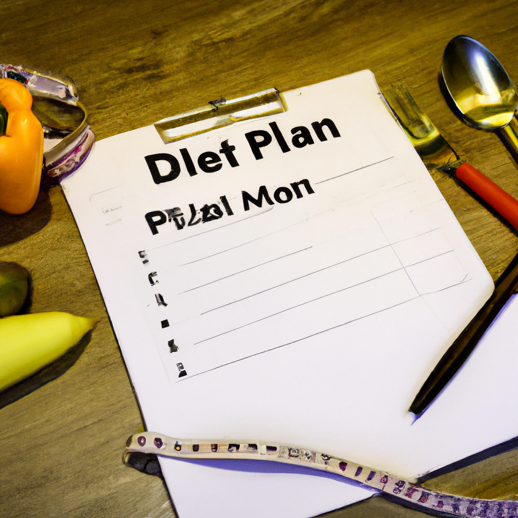 A colorful and nutritious diet plan.