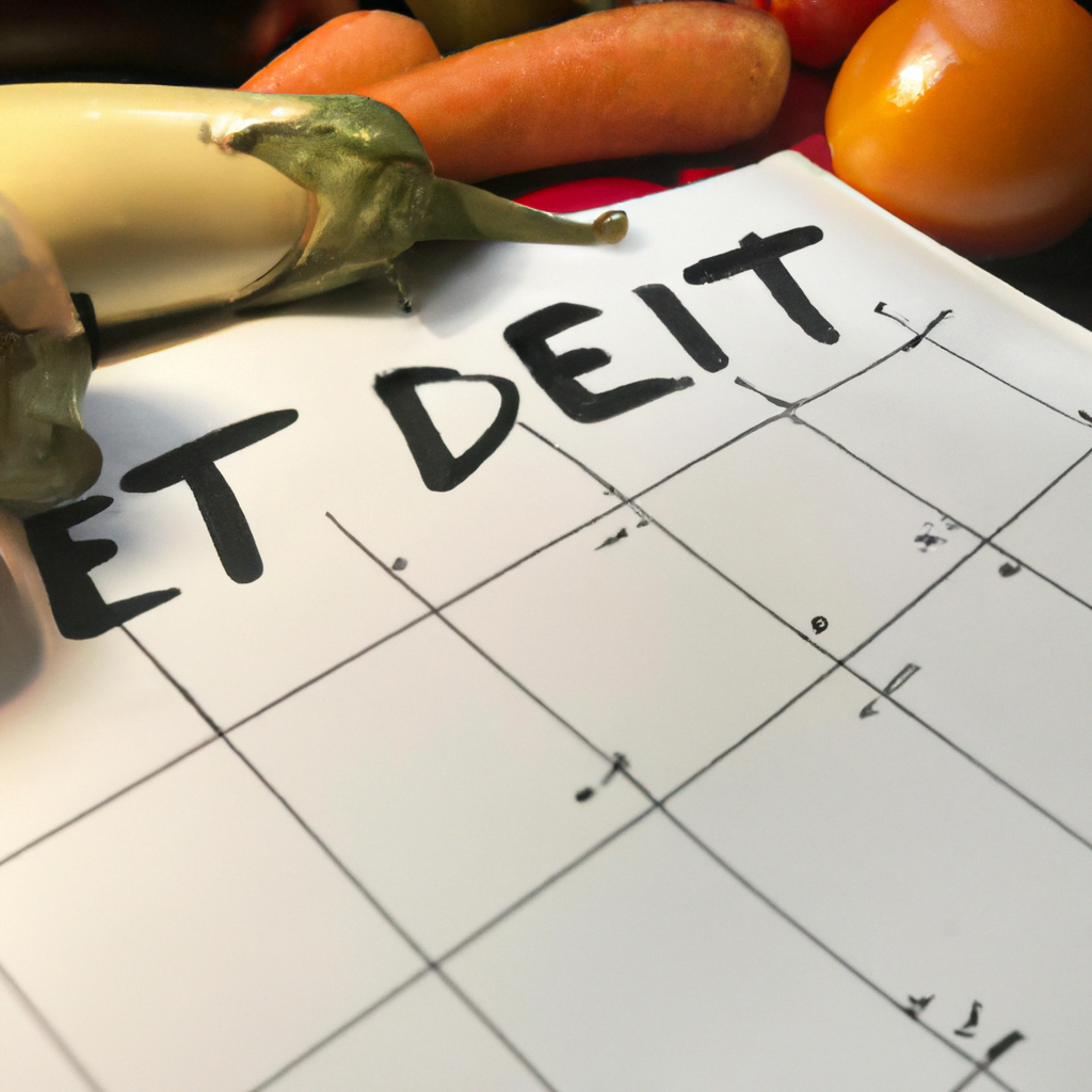 A colorful, healthy diet plan.
