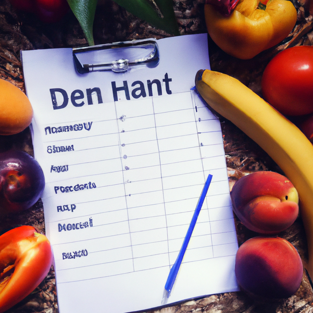 Beautiful and healthy diet plan.