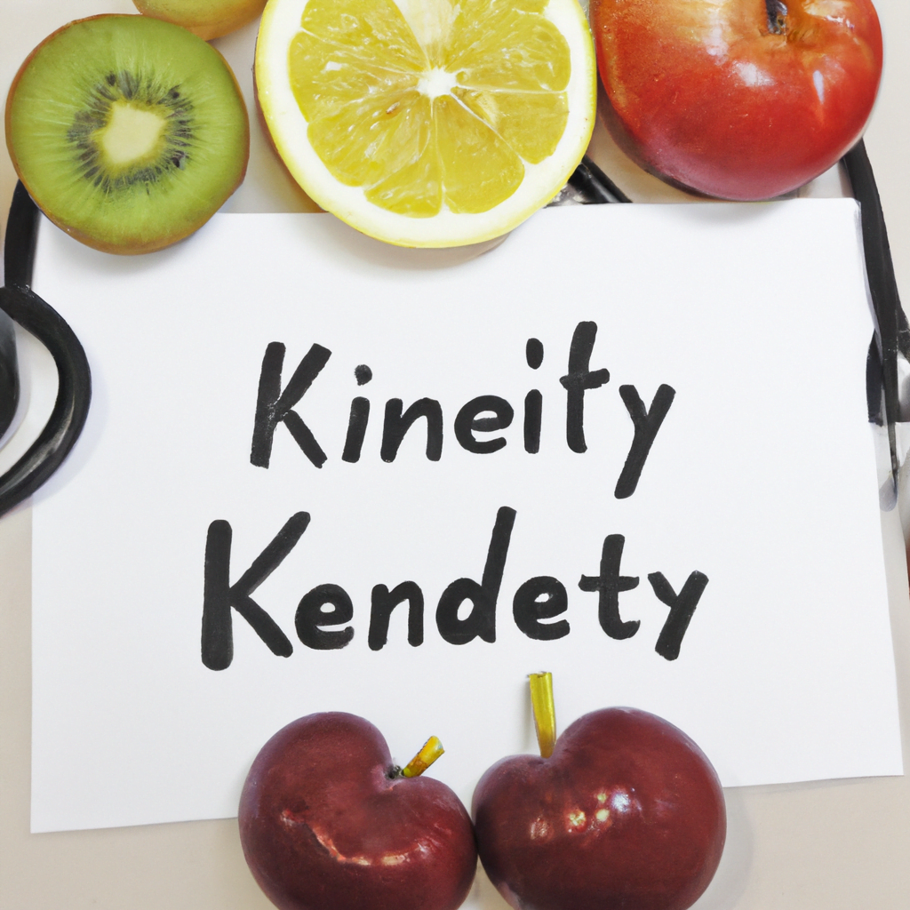 Healthy diet for kidney disease management.